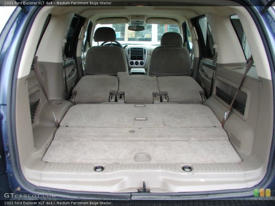 Medium Parchment Beige Interior Trunk for the 2003 Ford Explorer XLT 4x4 #57379043