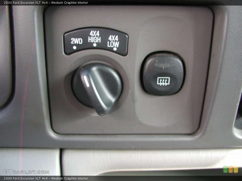 Medium Graphite Interior Controls for the 2000 Ford Excursion XLT 4x4 #57379859