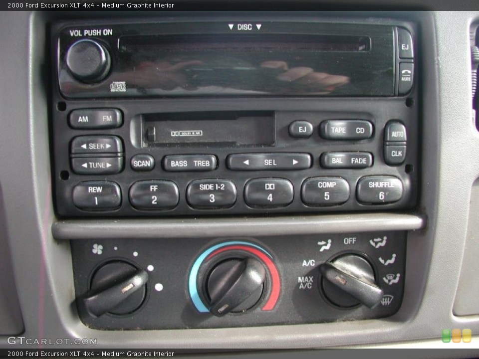 Medium Graphite Interior Audio System for the 2000 Ford Excursion XLT 4x4 #57379877