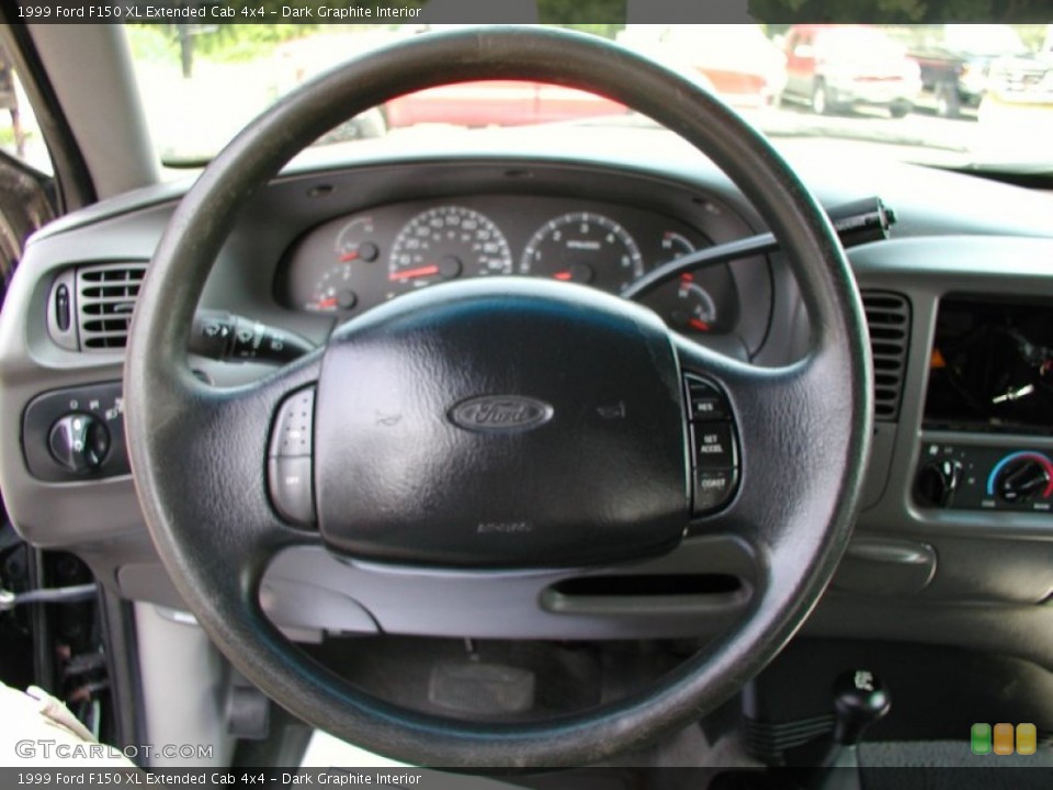 Dark Graphite Interior Steering Wheel for the 1999 Ford F150 XL Extended Cab 4x4 #57382184