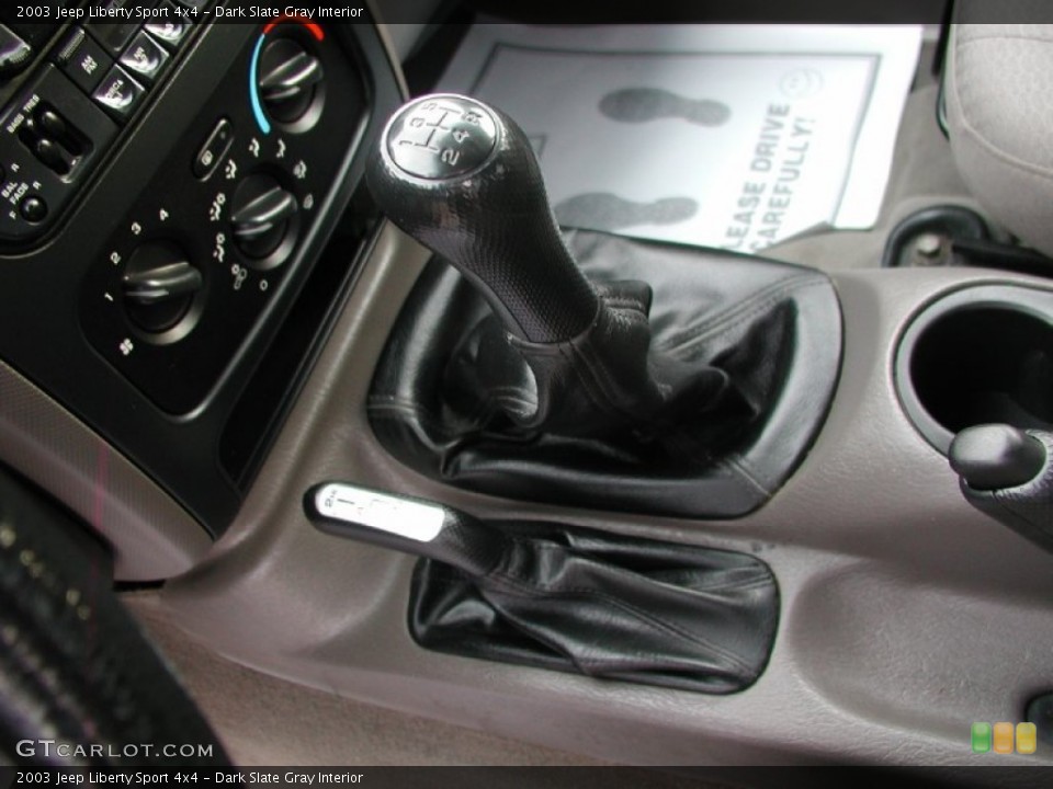 Dark Slate Gray Interior Transmission for the 2003 Jeep Liberty Sport 4x4 #57386191