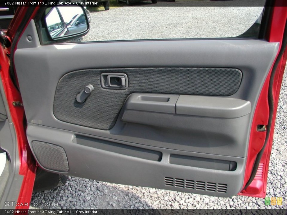 Gray Interior Door Panel for the 2002 Nissan Frontier XE King Cab 4x4 #57386798