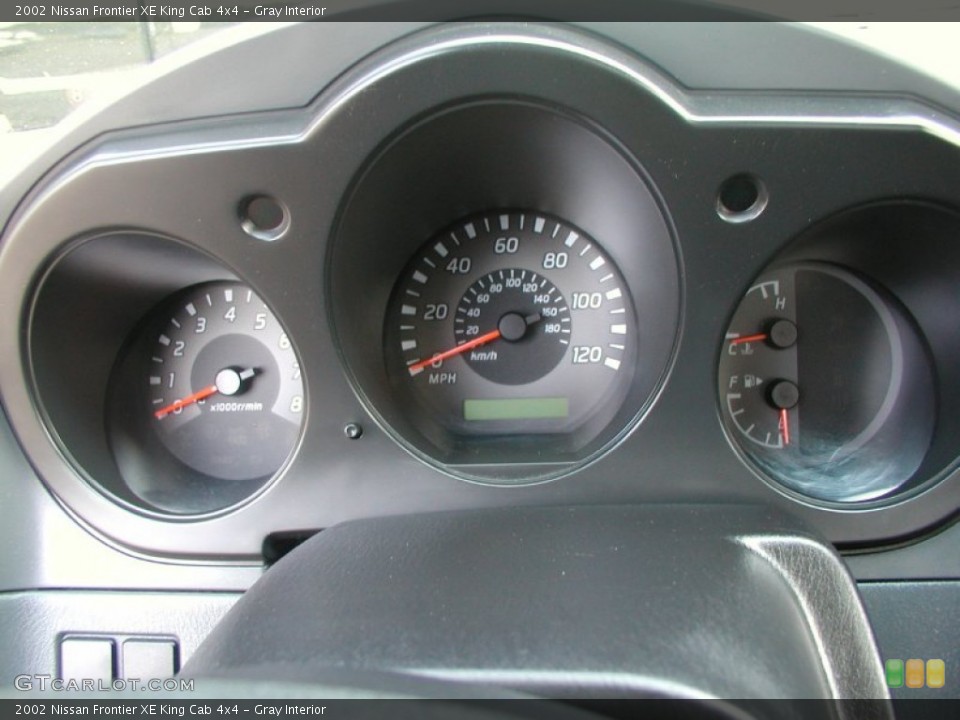 Gray Interior Gauges for the 2002 Nissan Frontier XE King Cab 4x4 #57386969