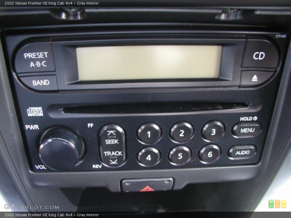 Gray Interior Audio System for the 2002 Nissan Frontier XE King Cab 4x4 #57386987