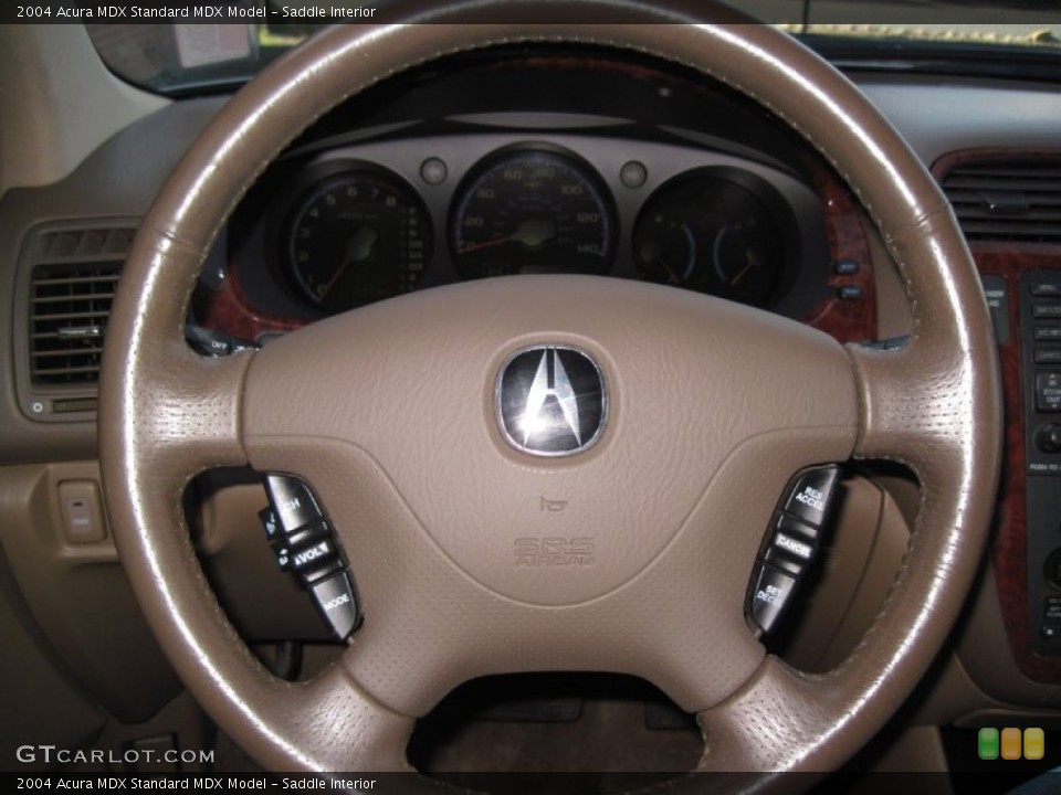 Saddle Interior Steering Wheel for the 2004 Acura MDX  #57394337
