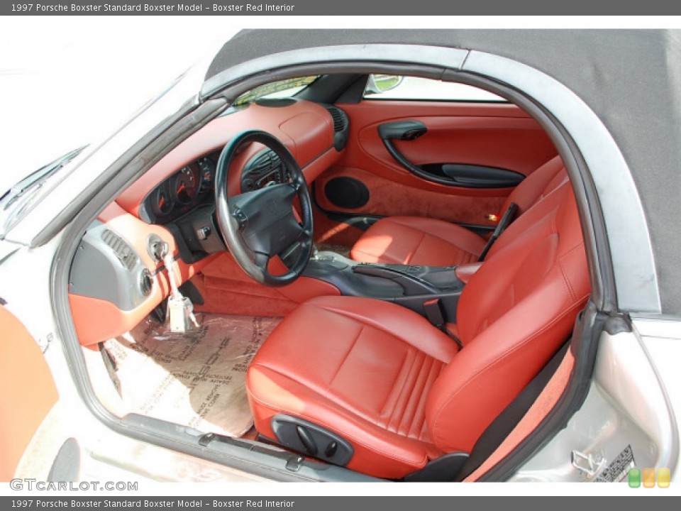 Boxster Red Interior Photo for the 1997 Porsche Boxster  #57399977