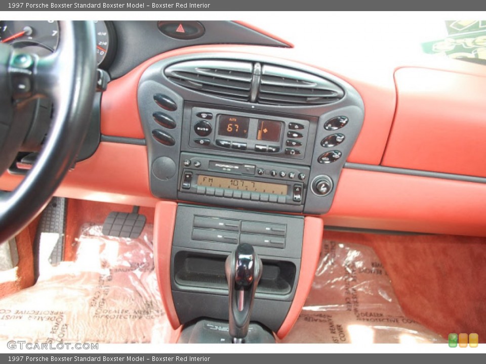 Boxster Red Interior Controls for the 1997 Porsche Boxster  #57399986