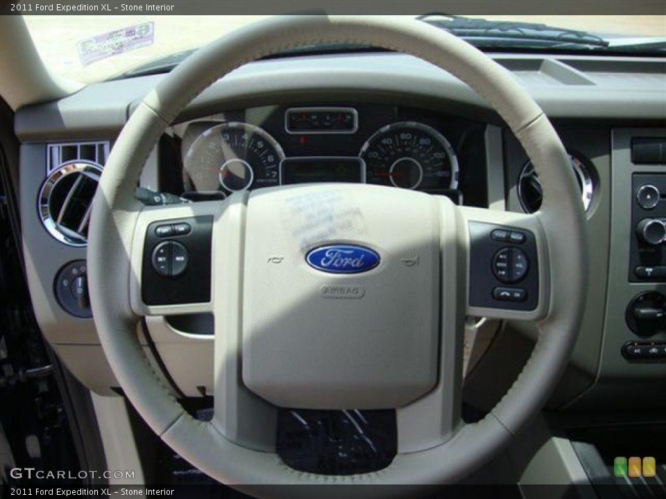 Stone Interior Steering Wheel for the 2011 Ford Expedition XL #57401114