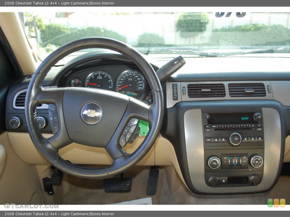 Light Cashmere/Ebony Interior Dashboard for the 2008 Chevrolet Tahoe LS 4x4 #57402599