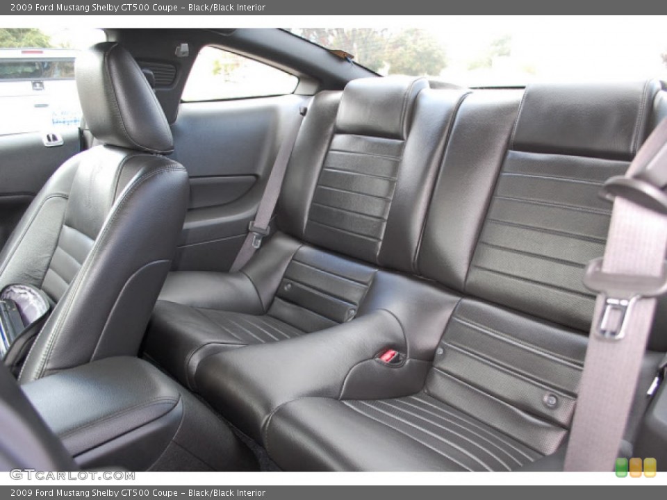 Black/Black Interior Photo for the 2009 Ford Mustang Shelby GT500 Coupe #57402905