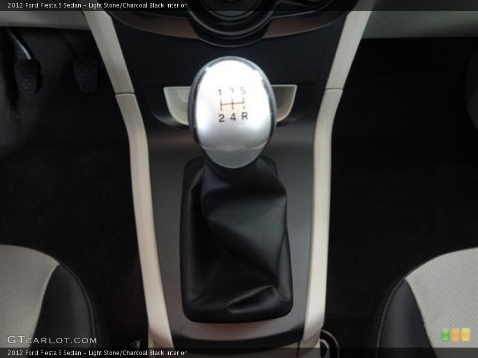 Light Stone/Charcoal Black Interior Transmission for the 2012 Ford Fiesta S Sedan #57403322