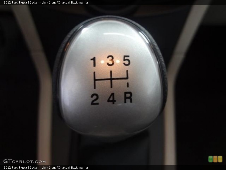 Light Stone/Charcoal Black Interior Transmission for the 2012 Ford Fiesta S Sedan #57403328
