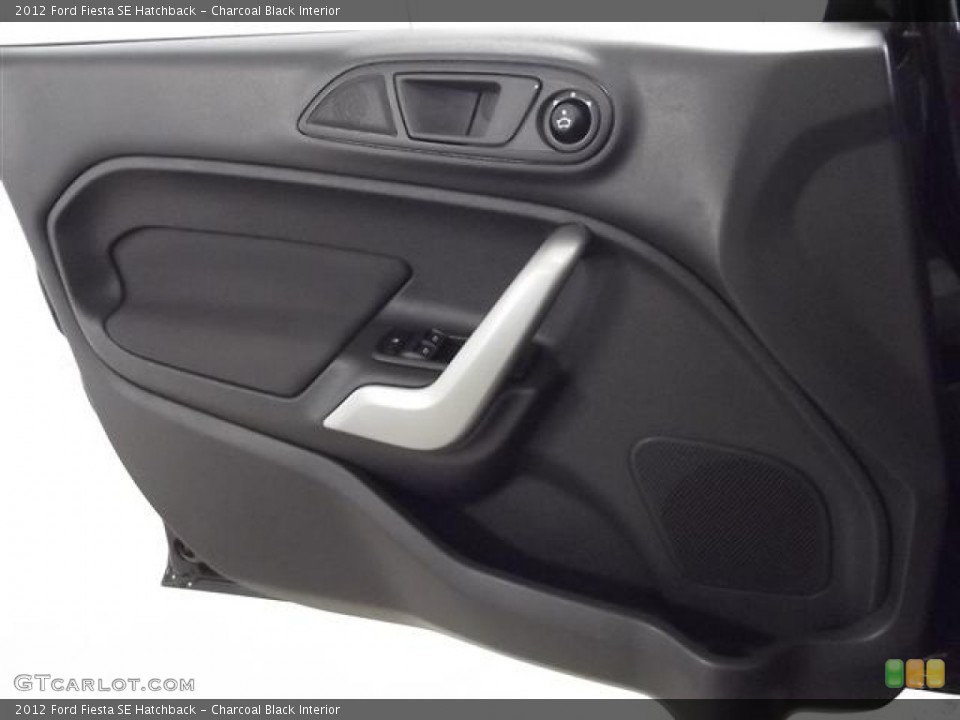 Charcoal Black Interior Door Panel for the 2012 Ford Fiesta SE Hatchback #57403751
