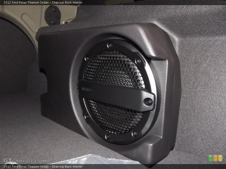 Charcoal Black Interior Audio System for the 2012 Ford Focus Titanium Sedan #57405776