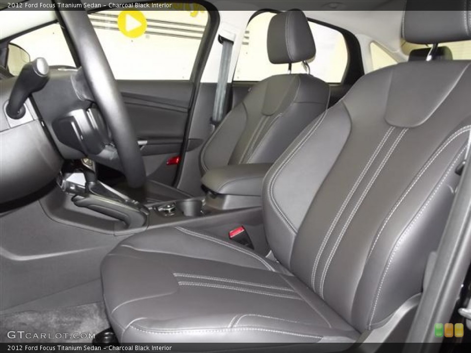 Charcoal Black Interior Photo for the 2012 Ford Focus Titanium Sedan #57405785