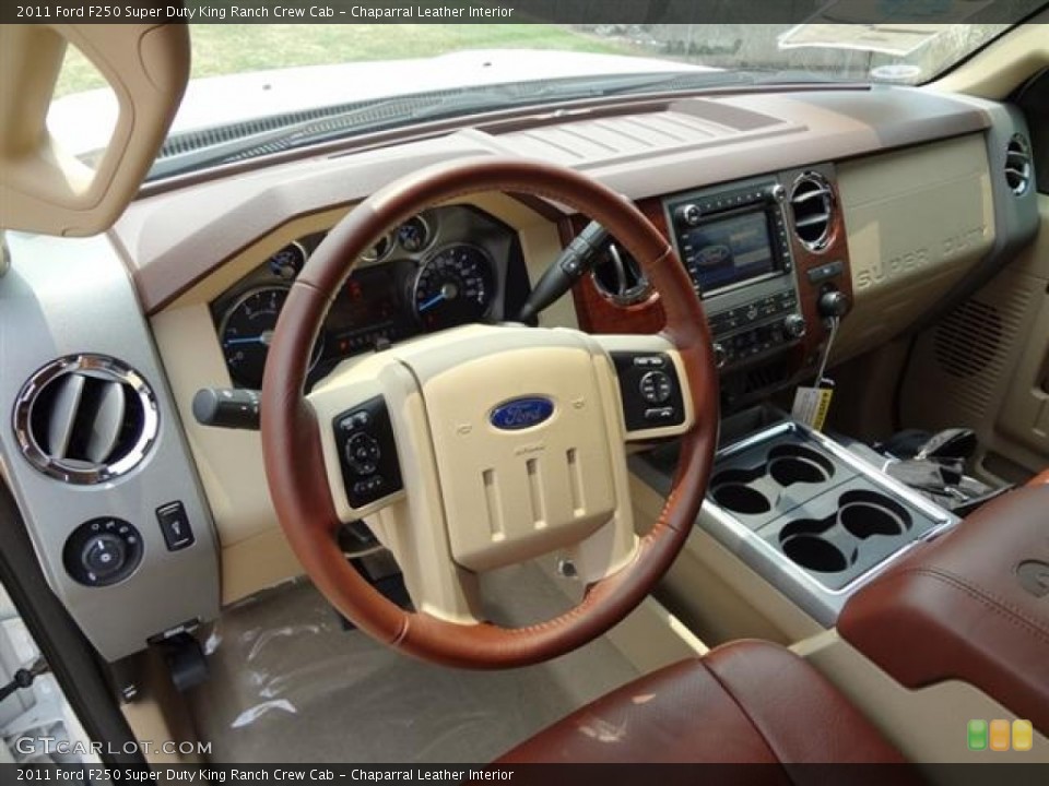 Chaparral Leather Interior Dashboard for the 2011 Ford F250 Super Duty King Ranch Crew Cab #57409559