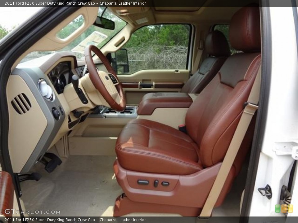 Chaparral Leather Interior Photo for the 2011 Ford F250 Super Duty King Ranch Crew Cab #57409568