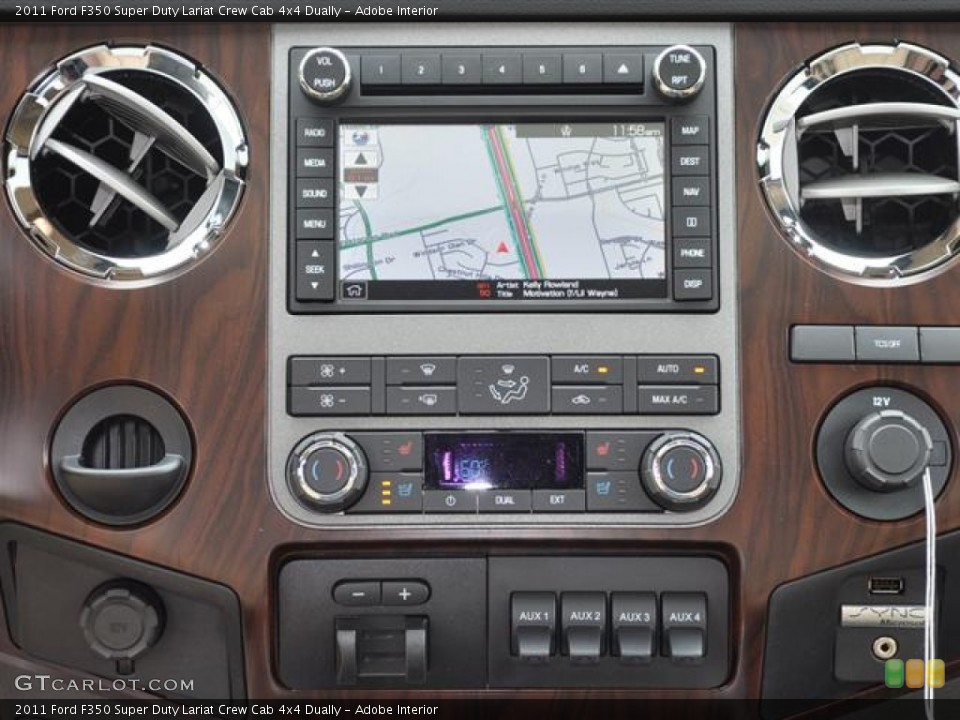 Adobe Interior Navigation for the 2011 Ford F350 Super Duty Lariat Crew Cab 4x4 Dually #57412358