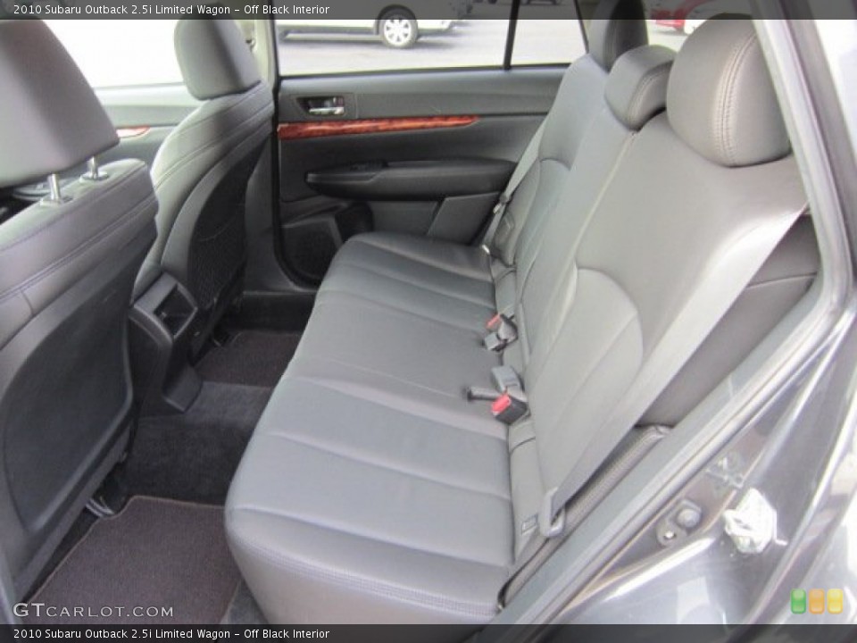 Off Black Interior Photo for the 2010 Subaru Outback 2.5i Limited Wagon #57412532