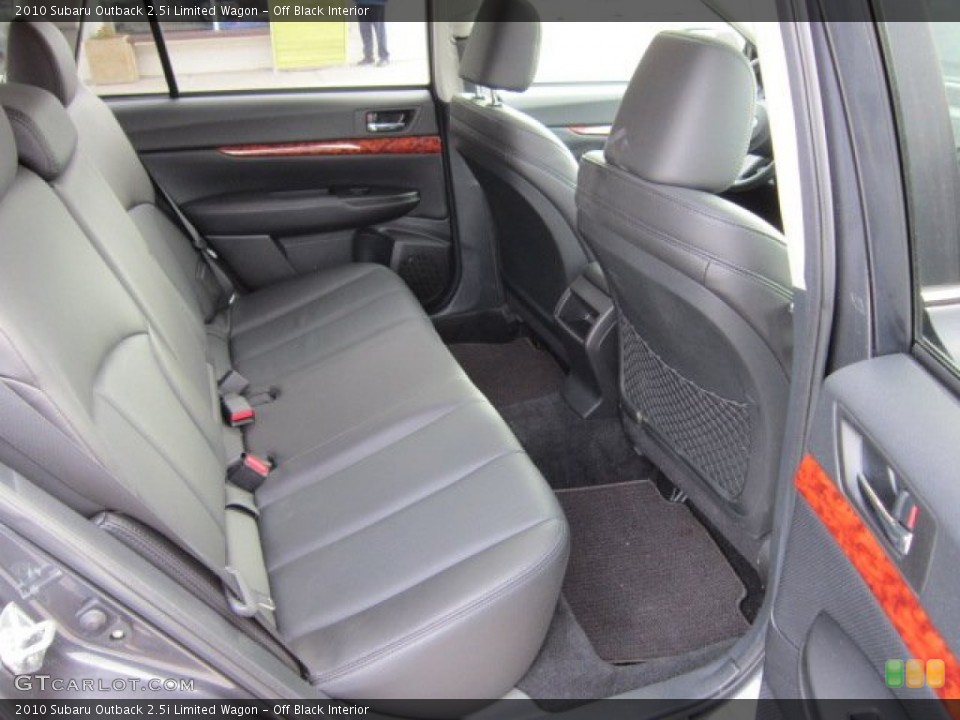 Off Black Interior Photo for the 2010 Subaru Outback 2.5i Limited Wagon #57412637