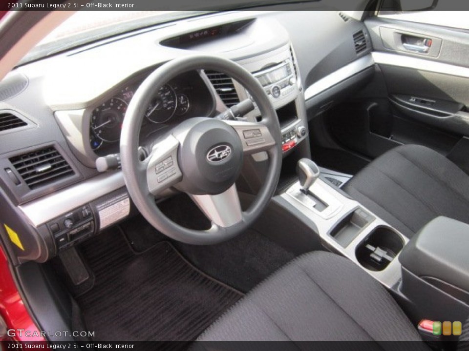 Off-Black Interior Photo for the 2011 Subaru Legacy 2.5i #57413381