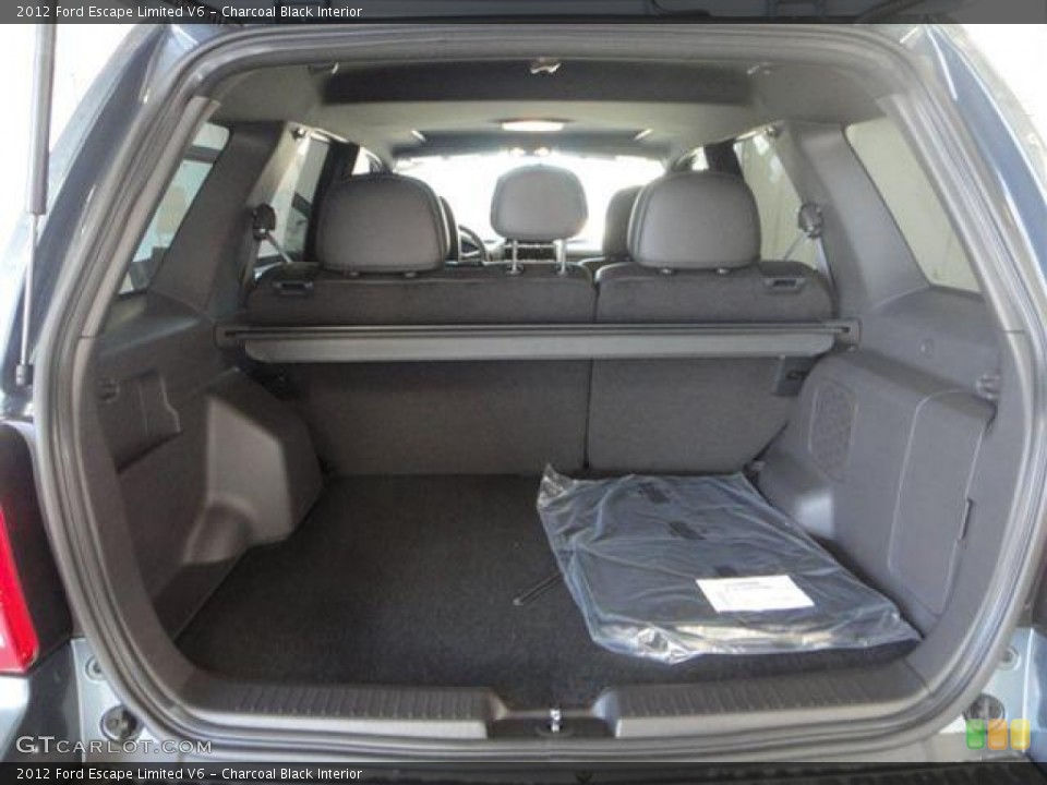Charcoal Black Interior Trunk for the 2012 Ford Escape Limited V6 #57415853