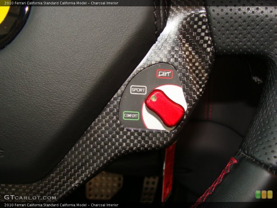 Charcoal Interior Controls for the 2010 Ferrari California  #57416639