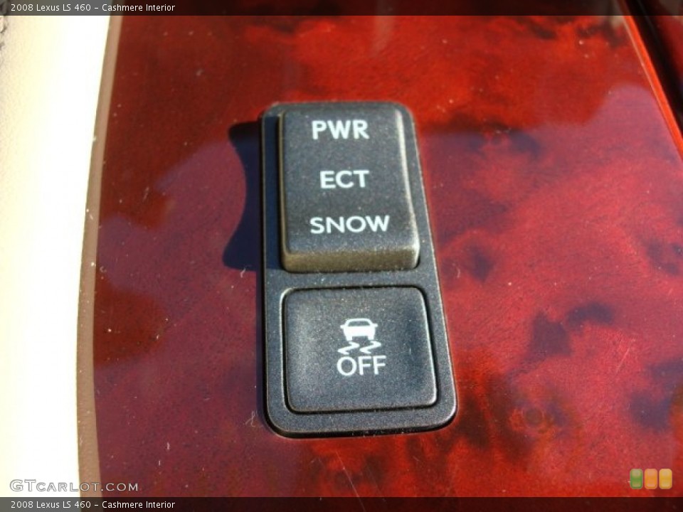 Cashmere Interior Controls for the 2008 Lexus LS 460 #57417131