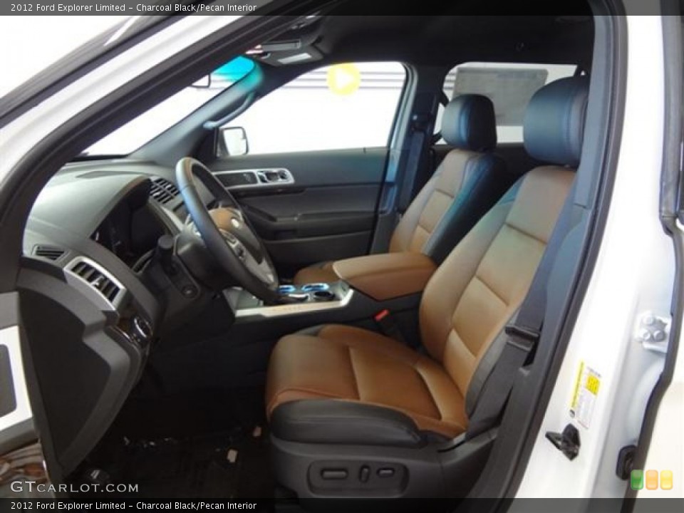 Charcoal Black/Pecan Interior Photo for the 2012 Ford Explorer Limited #57417608