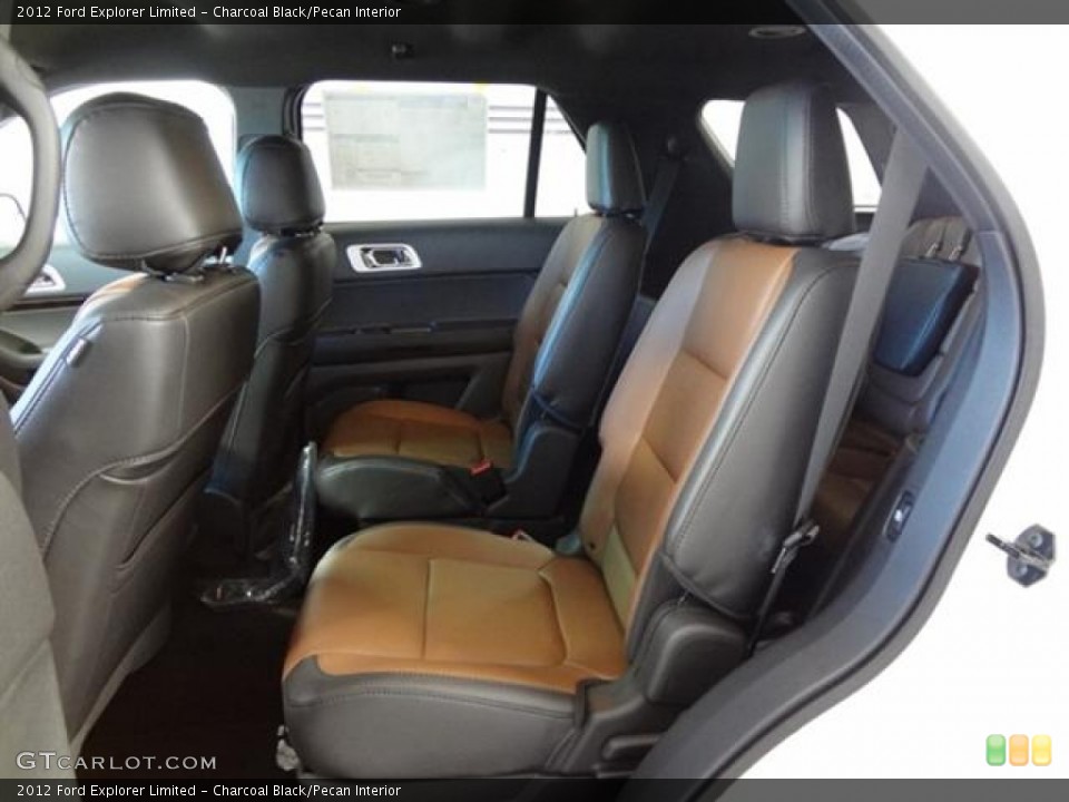 Charcoal Black/Pecan Interior Photo for the 2012 Ford Explorer Limited #57417617