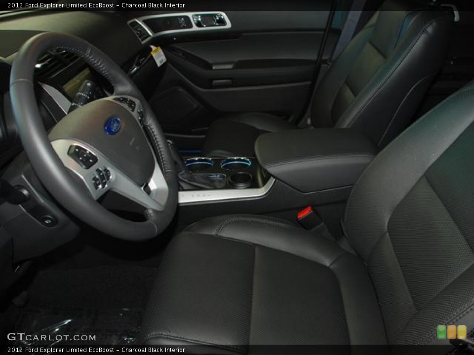 Charcoal Black Interior Photo for the 2012 Ford Explorer Limited EcoBoost #57418585