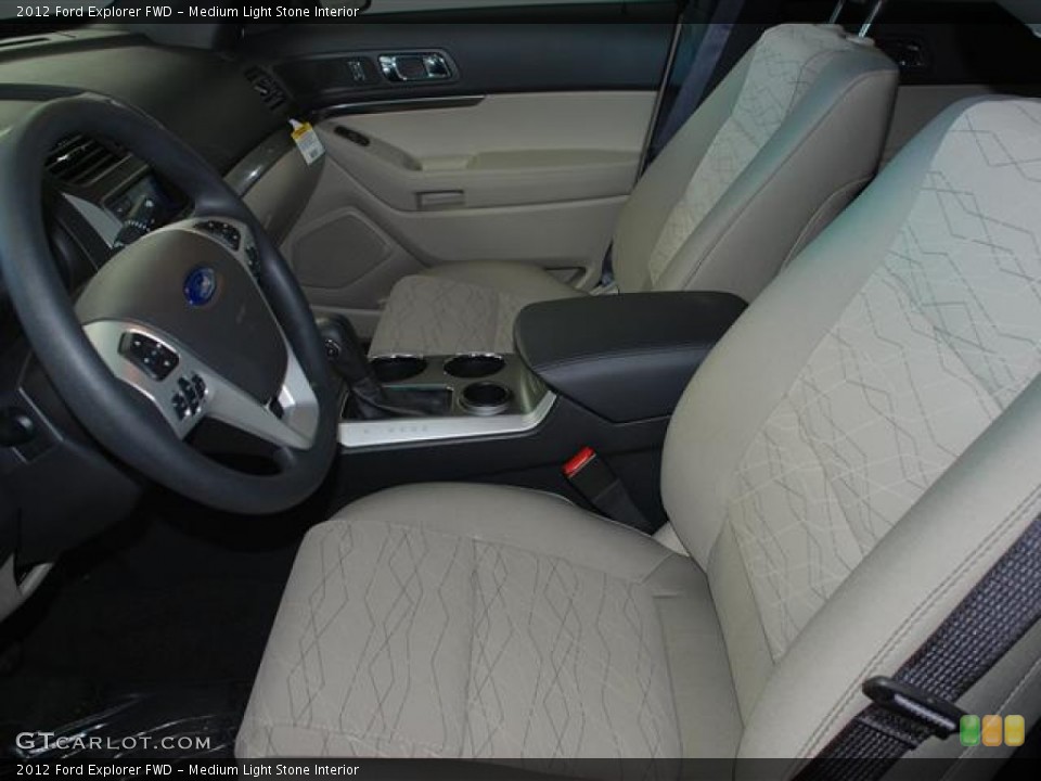 Medium Light Stone Interior Photo for the 2012 Ford Explorer FWD #57419123