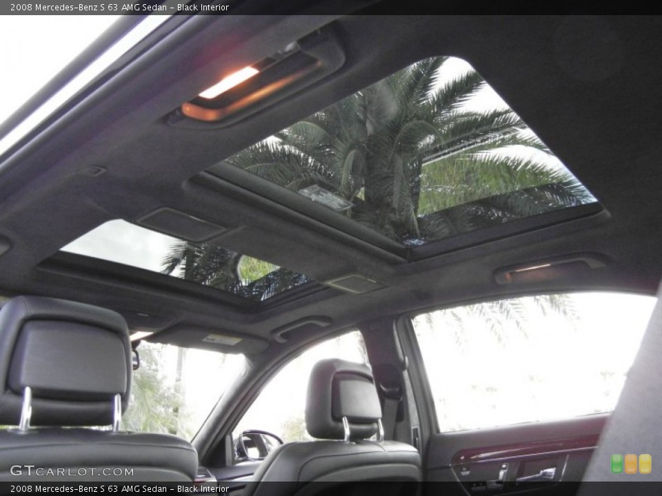Black Interior Sunroof for the 2008 Mercedes-Benz S 63 AMG Sedan #57419625
