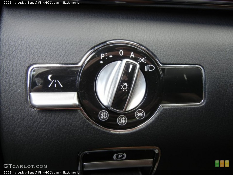 Black Interior Controls for the 2008 Mercedes-Benz S 63 AMG Sedan #57419717
