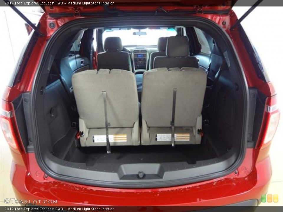 Medium Light Stone Interior Trunk for the 2012 Ford Explorer EcoBoost FWD #57420716