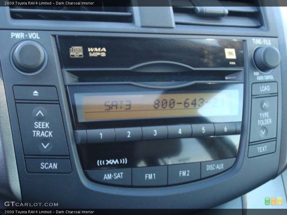 Dark Charcoal Interior Audio System for the 2009 Toyota RAV4 Limited #57422366