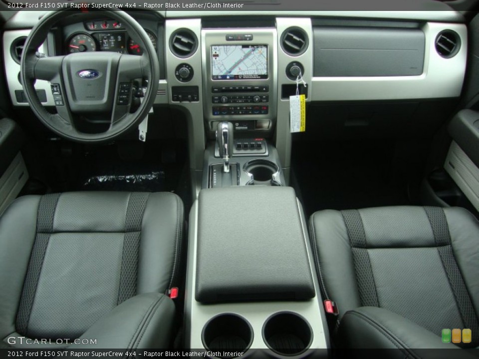 Raptor Black Leather/Cloth Interior Dashboard for the 2012 Ford F150 SVT Raptor SuperCrew 4x4 #57423176
