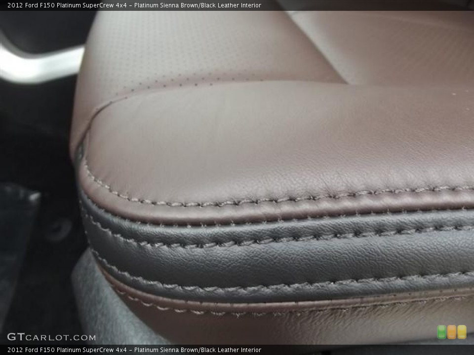 Platinum Sienna Brown/Black Leather Interior Photo for the 2012 Ford F150 Platinum SuperCrew 4x4 #57423790