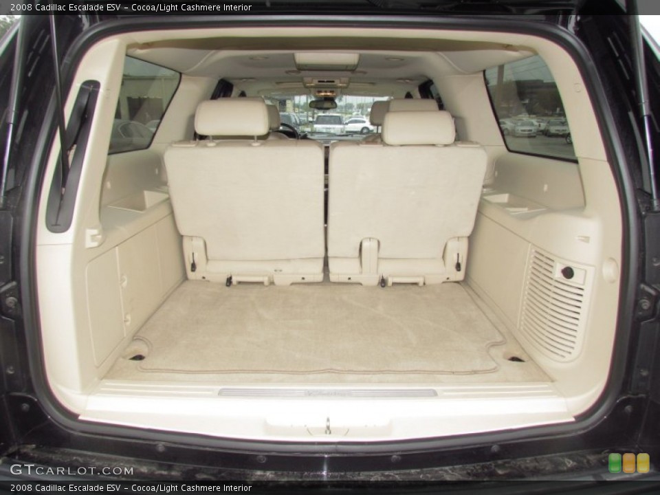 Cocoa/Light Cashmere Interior Trunk for the 2008 Cadillac Escalade ESV #57424793