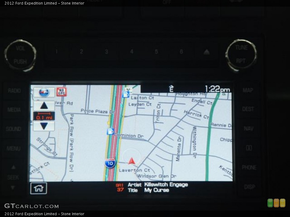 Stone Interior Navigation for the 2012 Ford Expedition Limited #57427001