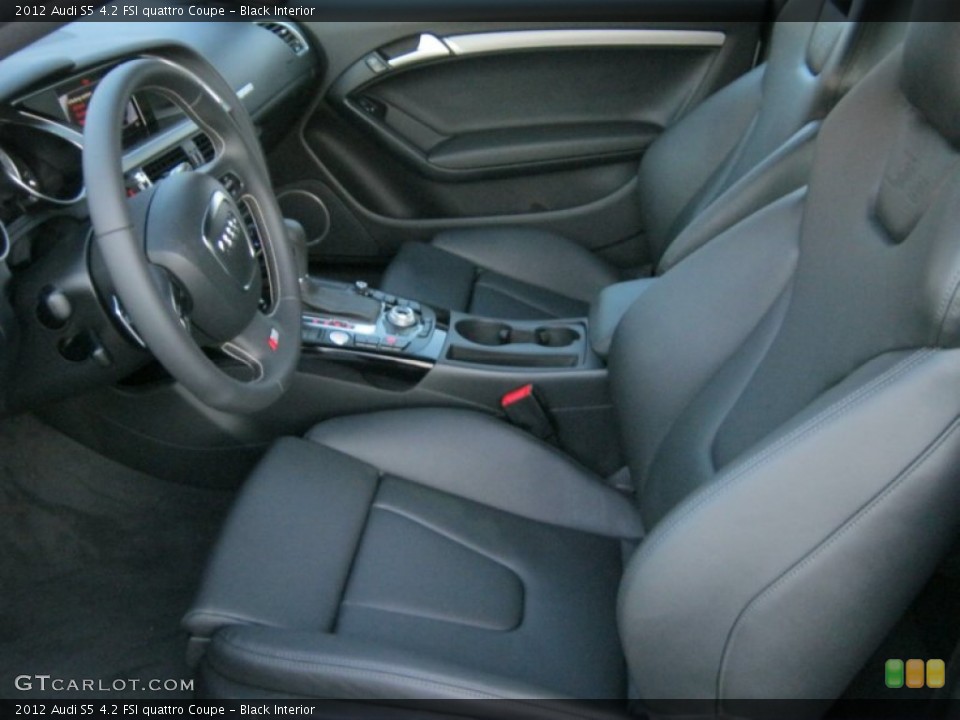 Black Interior Photo for the 2012 Audi S5 4.2 FSI quattro Coupe #57427373