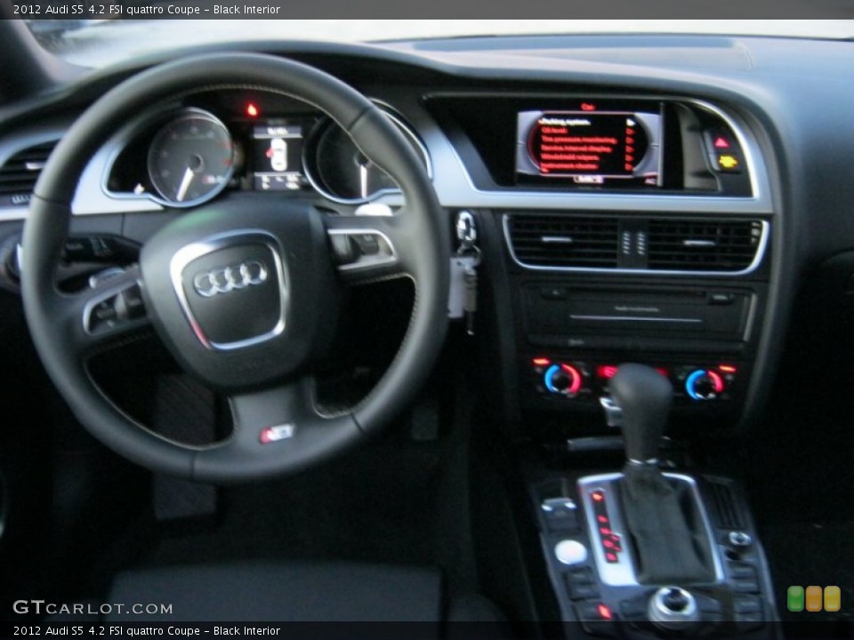 Black Interior Dashboard for the 2012 Audi S5 4.2 FSI quattro Coupe #57427382