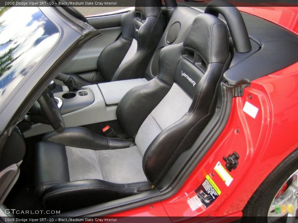 Black/Medium Slate Gray Interior Photo for the 2008 Dodge Viper SRT-10 #57428327