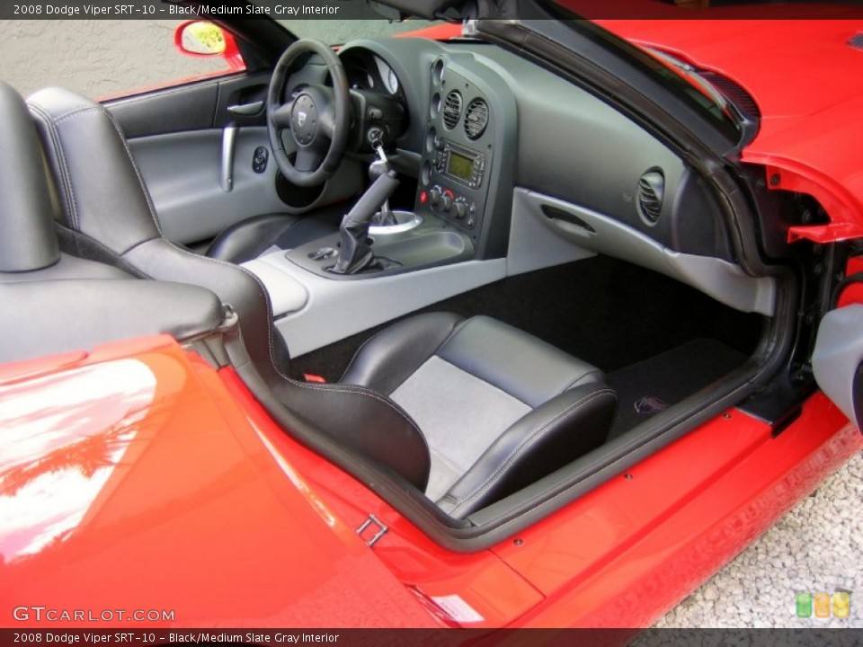 Black/Medium Slate Gray Interior Dashboard for the 2008 Dodge Viper SRT-10 #57428378