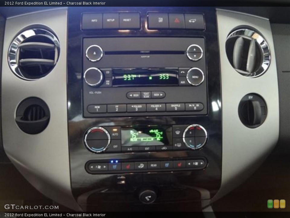 Charcoal Black Interior Controls for the 2012 Ford Expedition EL Limited #57429446