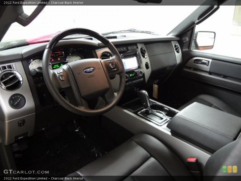 Charcoal Black 2012 Ford Expedition Interiors