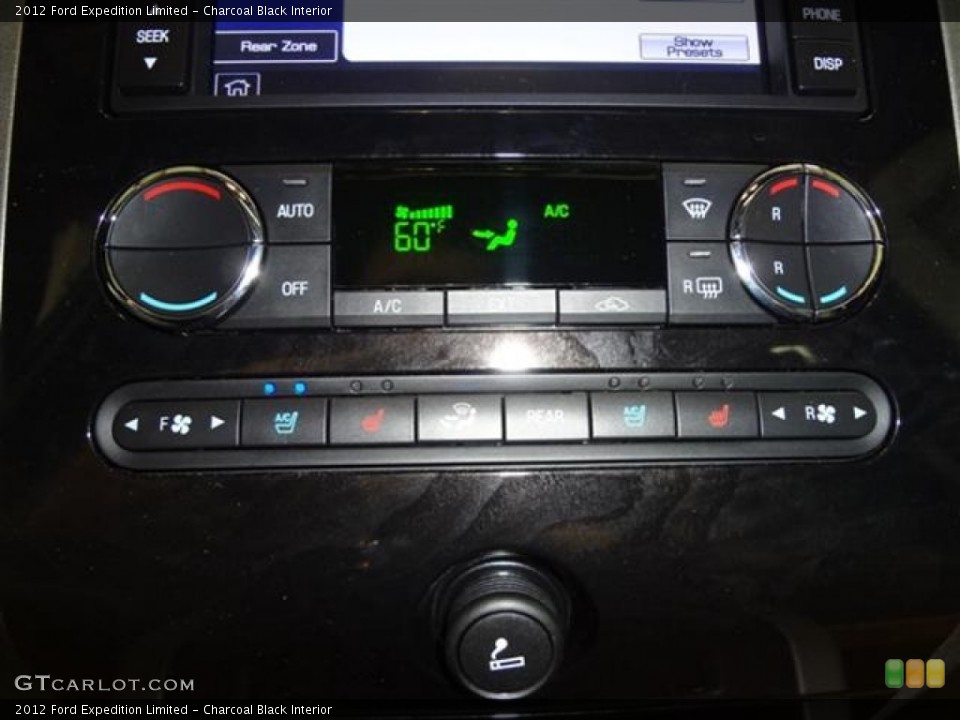 Charcoal Black Interior Controls for the 2012 Ford Expedition Limited #57430112