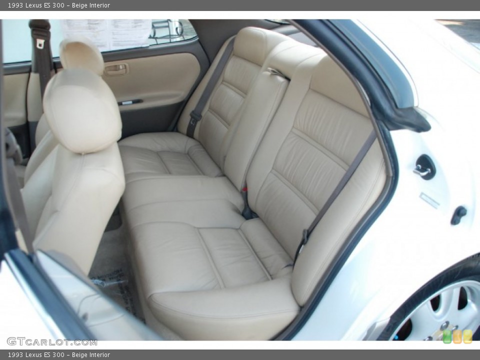 Beige 1993 Lexus ES Interiors