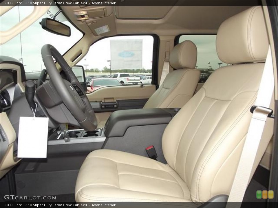 Adobe Interior Photo for the 2012 Ford F250 Super Duty Lariat Crew Cab 4x4 #57431785