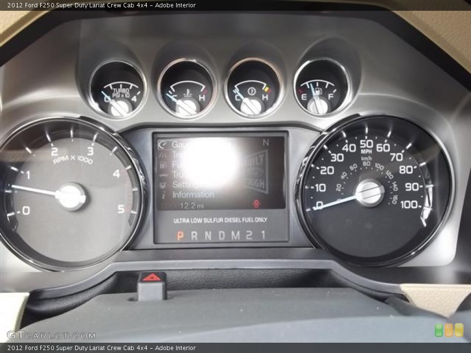 Adobe Interior Gauges for the 2012 Ford F250 Super Duty Lariat Crew Cab 4x4 #57432521